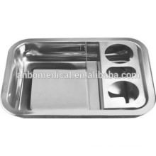 hospital nurse used stainless steel tray